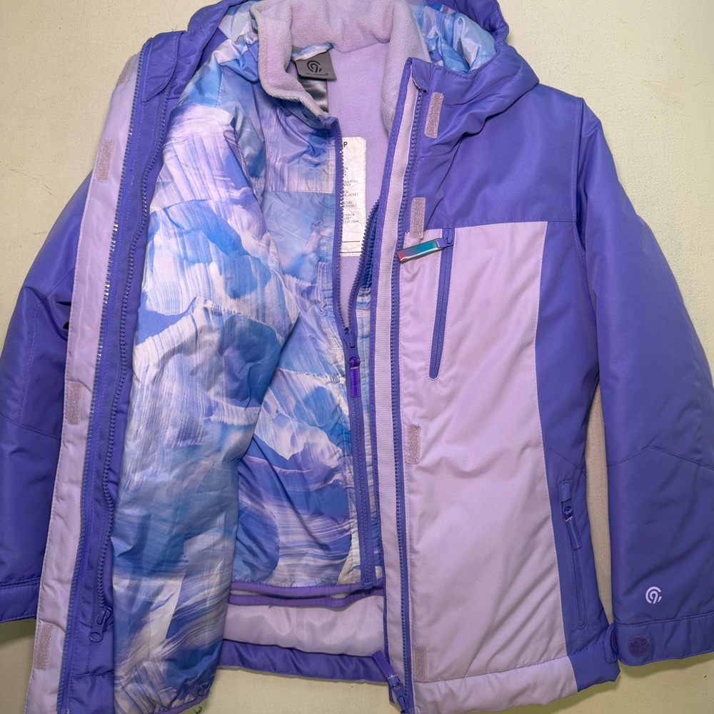 C9 by Champion Purple and Lavender Kids Puffer Jacket